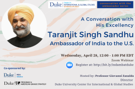 Ambassador Taranjit Singh Sandhu Ambassador Taranjit Singh Sandhu